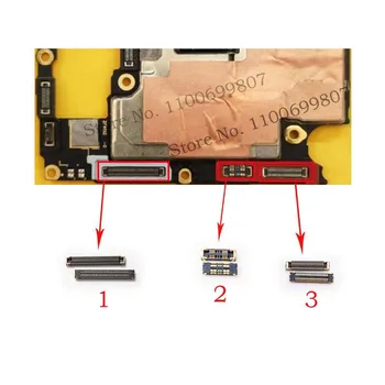 2vnt LCD Ekranu FPC Jungtis KOLEGA Reno 3 USB Įkroviklis Įkrovimo Kontaktai Prijunkite Akumuliatoriaus Jungtis