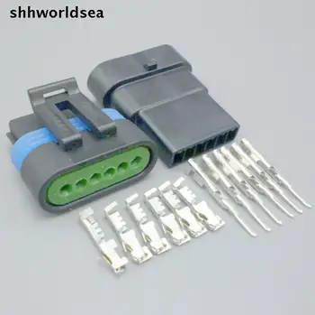 shhworldsea 1,5 mm 6pin Elektros Butas Akceleratoriaus Pedalas Plug Jutiklio Lizdas, Jungtis 12066317 12162261