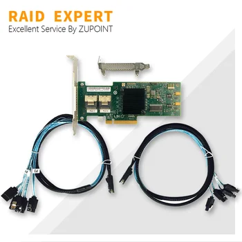 LSI 9220-8i RAID Controller Card 6Gbps SAS HBA FW:P20 9211-8i JI Režimas ZFS FreeNAS unRAID Expander Kortelės + 2 * SFF8087 SATA Kabelis