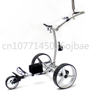 trijų ratų vežimėlis golf 3 varantys stumti traukti krepšelį golfo vežimėlis su sėdyne