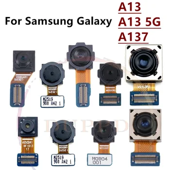 Atgal Pagrindinė Galinio vaizdo Kamera Priekinė Kamera Modulis Flex Kabelis Samsung Galaxy A13 4G 5G A135 A136 A137 Originalus Pakeisti Dalį