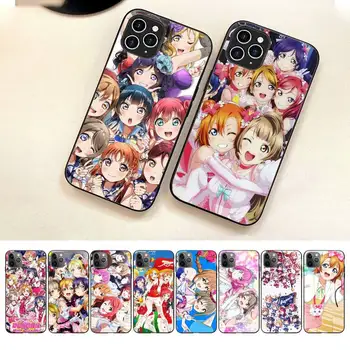 Patinka Gyventi Anime Telefono Dėklas Skirtas Iphone 7 8 Plus X Xr Xs 11 12 13 14 Se2020 Mini Pro Max Atveju