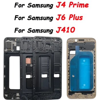 NAUJAS LCD Rėmelio Bezel Samsung M51 M52 M31 J4 Core J6 Plius J400 J7 2017 Priekinę Korpuso Viduryje Shell 