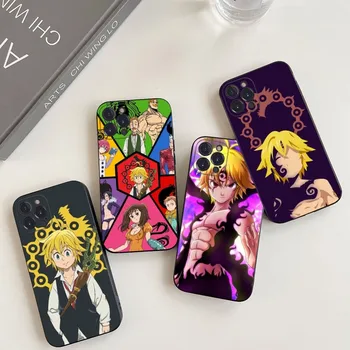 Anime Septynios Mirtinos Nuodėmės, Telefono dėklas Skirtas iPhone 14 11 12 13 Mini Pro XS Max Padengti 6 7 8 Plus X XR SE 2020 Funda Shell