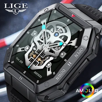 LIGE Naujas Smart Watch Vyrų 1.85