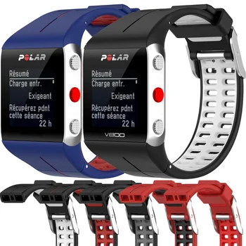 Silikono Smart Žiūrėti Juostos Polar V800 GPS Laikrodį Smartwatch Apyrankę Žiūrėti Pakeitimo Riešo Dirželis, Vyrams, Moterims