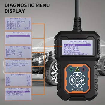 Automobilių Kodas Reader: Gauti Trumpąją Diagnozuoti Jūsų Automobilio Patikrinti Variklio Šviesos Su OBD2 Skaneris!