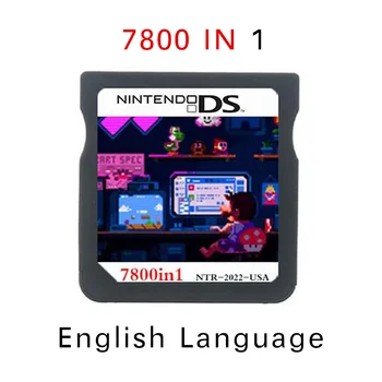 7800 1 Vaizdo Žaidimų Kasetė Kortelė Palaiko Sudarymas DS NDS 3DS 2DS NDSL Modeliavimas GBA, GBC FC MD