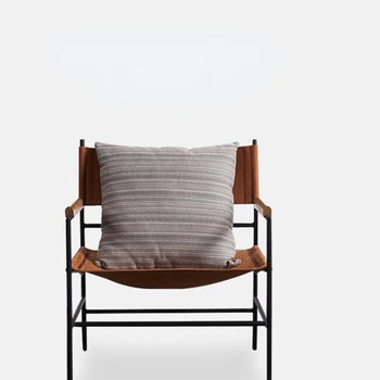 Tingus kėdė gyvenamasis kambarys balkonas minimalistinio odos sofos, kėdės