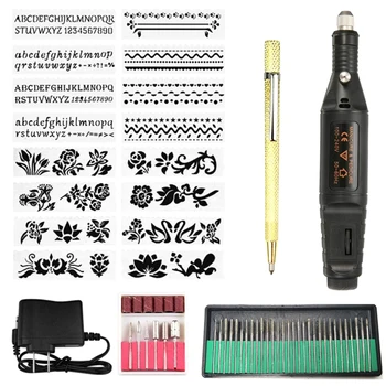 Graviravimo Įrankių Rinkinys, Elektros Corded Graverio Pen 