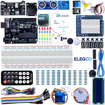 ELEGOO UNO Projekto Super Starter Kit su Pamoka ir UNO R3 Suderinamas su Arduino IDE 