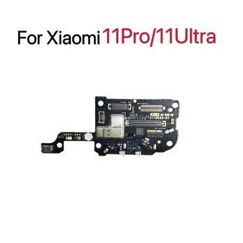 Originalą Xiaomi Mi 11 Pro Ultra 11Pro SIM Reader SiM Kortelės Laikiklį kištukinis Lizdas Su Mic Micphone Flex Kabelis Remontas Dalis