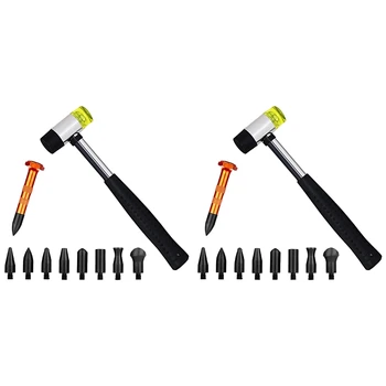 20Pcs Automobilių Kėbulo Paintless Dent Repair Tools Su Numušti Galvos Bakstelėkite Žemyn Įrankių Rinkinys Dent Repair Kit