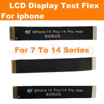 LCD Ekranas Bandymo Flex Cable For Iphone 14 13 12 11 Pro XS Max Mini X XR 7 8 Plius 3D Jutiklinis Ekranas skaitmeninis keitiklis Pratęsimo Testeris Flex
