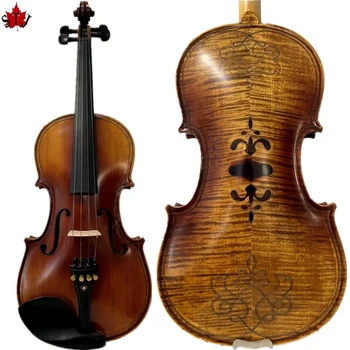 Strad stiliaus Dainų Maestro 4/4 smuikas Apdaila gražus apvalkalas atgal ,švelnus ir elegantiškas garso #14319