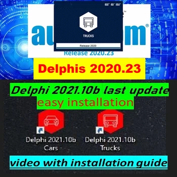 Autocom 2022 + Delphis 2021.10 b + Keygen už Delphis DS 150 Automobilių, Sunkvežimių Diagnostikos Suderinamas su 