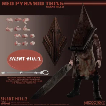 Sandėlyje 100% Originalus MEZCO VIENA:12 Silent Hill 2 Raudonos Piramidės Dalykas Anime Veiksmų Surinkimo Duomenys Modelis Žaislai