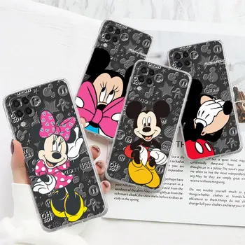 Skaidrus, Telefono Dėklas, Skirtas Samsung Galaxy A54 A34 A13 A50 A73 A32 A52 A22 A03 A12 A70 A41 A51 Padengti D-Disney Mickey Minnie Mouse