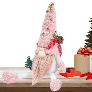 Kalėdų Beveidis Gnome Pliušinis Švedijos Tomte Įdaryti Pliušinis Įdaryti Nykštukai Plushie Kalėdų Gnome Apdailos Žiemos Šventė