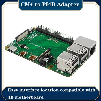 1 Set Adapteris Valdybos Plėtros Valdybos Aviečių Pyragas CM4 Modulis 4B Adapteris 4-Way USB2.0 RJ45 Ethernet