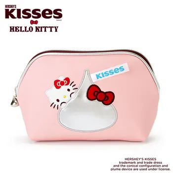 Hello Kitty Vasaros Naują Vientisos Spalvos Šviežių Ranka Ūkyje Mažas Maišelis Mergina Mielas Animacinių Filmų Monetos Rankinėje Mados, Kosmetikos Saugojimo Krepšys Moterims