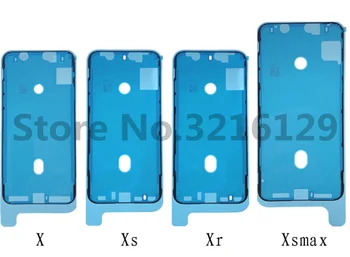 10vnt/Daug LCD Ekrano Rėmelis Bezel Vandeniui Sandarinimo Juosta, Klijais klijuojamas Lipdukas iPhone 6S 7 8 Plus X XS 11 12 13 14 Pro Max XR