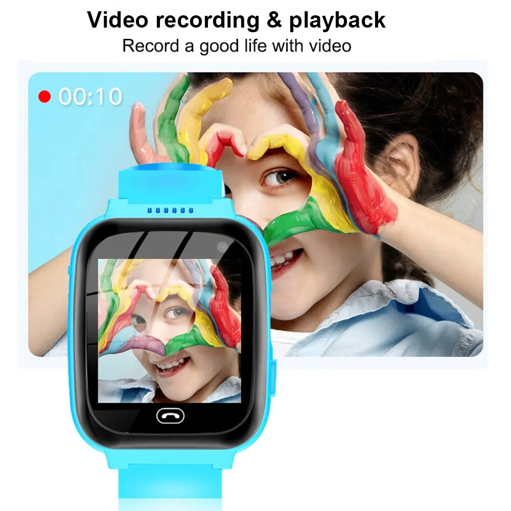2G vaikai Išmaniųjų Telefonų Žiūrėti Muziką Žibintuvėlis 6 Žaidimai Passometer Su 1GB SD Kortelė Žaidimas Smartwatch Berniukų, Mergaičių Dovanos Skambinkite Laikrodis - 2