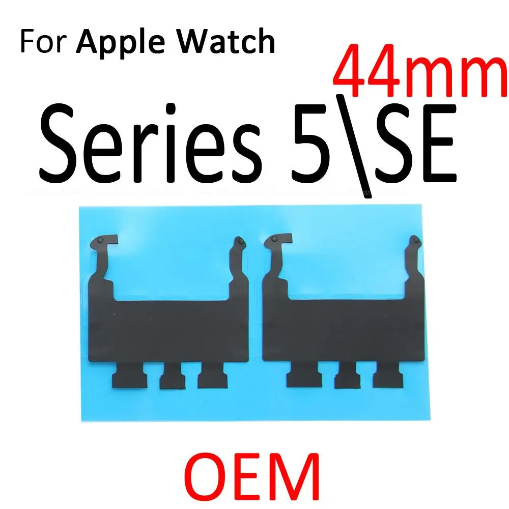 2vnt Apple Žiūrėti Serija 7 8 4 5 SE 6 S7 S8 45mm 41mm 40mm 44mm LCD Flex Kabelis Lipnia Juosta Juoda Šilumos Lipduko Klijų Dalys - 5