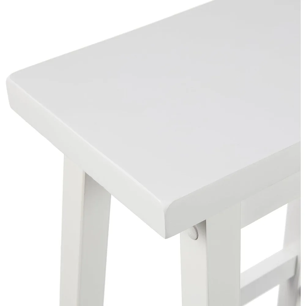 Baro Kėdės Iš Medžio Masyvo Balno Sėdynės Virtuvės Skaitiklis, Aukštis Išmatose Nemokamas Pristatymas Baldai - 2