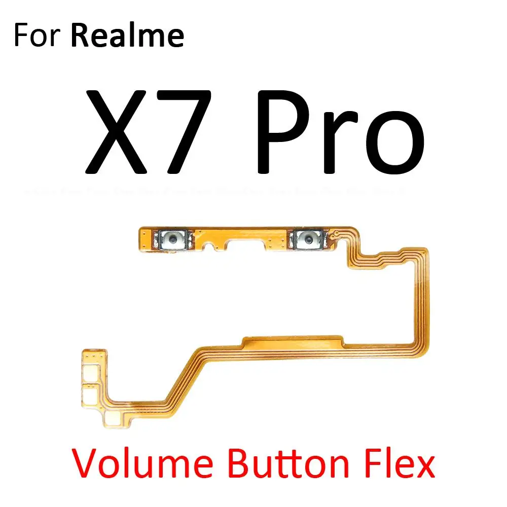 Galia IŠJUNGTI Išjungimo Jungiklis Valdymo Klavišas Garsumo Mygtuką Flex Kabelis KOLEGA Realme X X2 X50 X7 Pro - 2