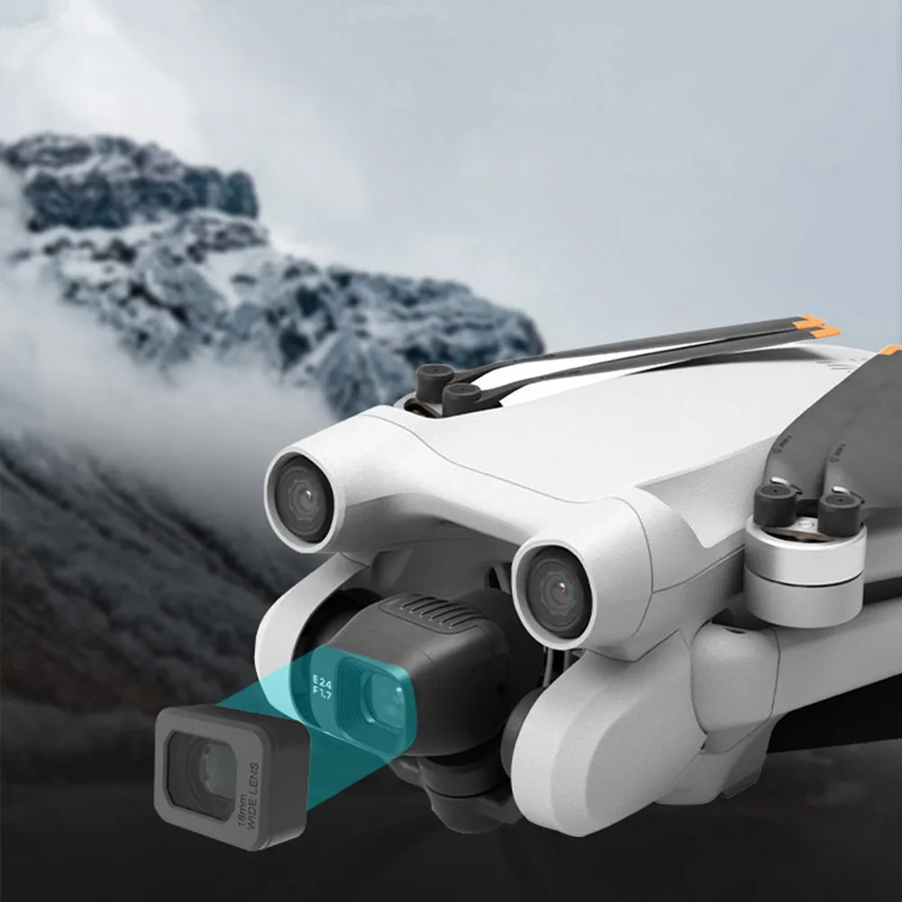 Išorės Plataus Kampo Objektyvas, Filtras Padidinti šaudykloje 25% Suderinama DJI Mini Pro 3 Drone Fotoaparato Objektyvą Drone Priedų - 4