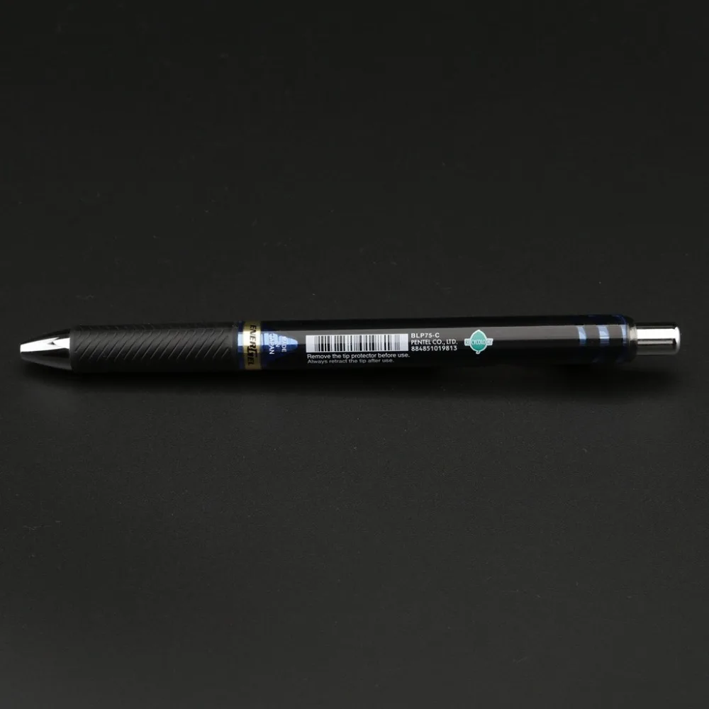 Japonija Pentel Greitai-džiovinimo Gelio Rašiklis BLP75 Sklandžiai Stumti Tipo Juodojo Aukso Vandeniui Parašą Pen 0,5 mm Office Raštinės reikmenys (Accessories - 2