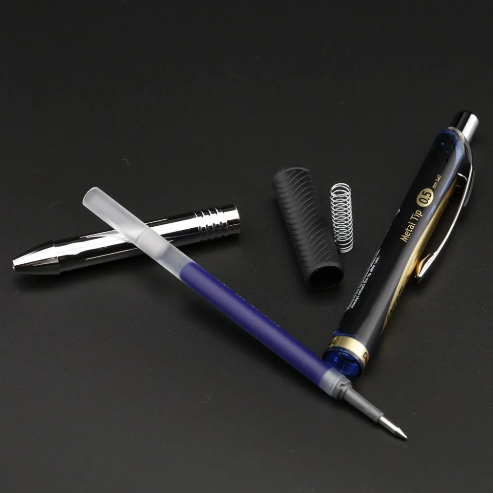 Japonija Pentel Greitai-džiovinimo Gelio Rašiklis BLP75 Sklandžiai Stumti Tipo Juodojo Aukso Vandeniui Parašą Pen 0,5 mm Office Raštinės reikmenys (Accessories - 3