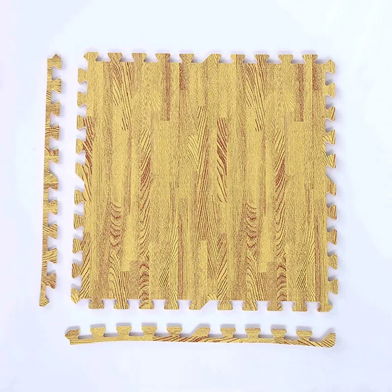 Medžio imitacija grūdų putų grindų kilimėlis sutirštės 30x30cm/60x60cm nuskaitymo kilimėlis gyvenimo kambario, miegamasis sujungimas putų kilimėlis - 5