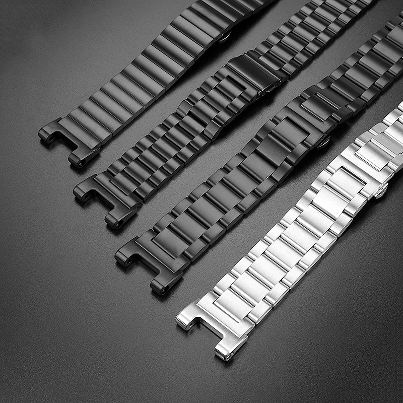 Nerūdijančio Plieno Dirželis Amazfit T Rex 2 Smart Watch Band Metalo Apyrankė Xiaomi Huami Amazfit T-Rex 2 Trex Pro Riešo Correa - 2